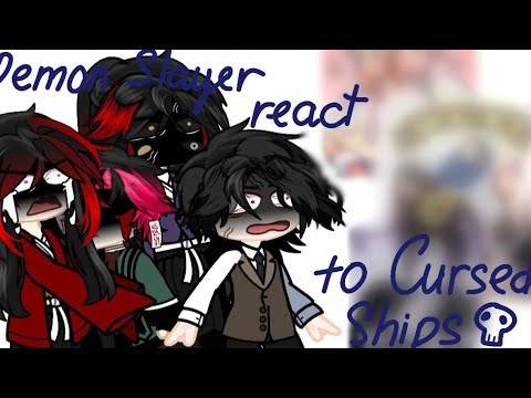 Demon Slayer react to Cursed Ship😈||BAD ENGLISH||SaneGiyuu friendship🌪🌊||KNY||