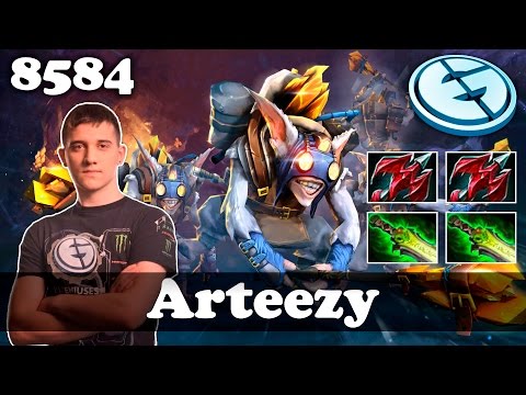 Arteezy Meepo Ownage | 8584 MMR Dota 2