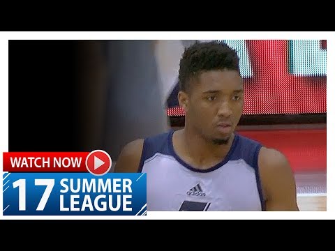 Donovan Mitchell Full Highlights vs Trail Blazers (2017.07.08) Summer League - 19 Pts