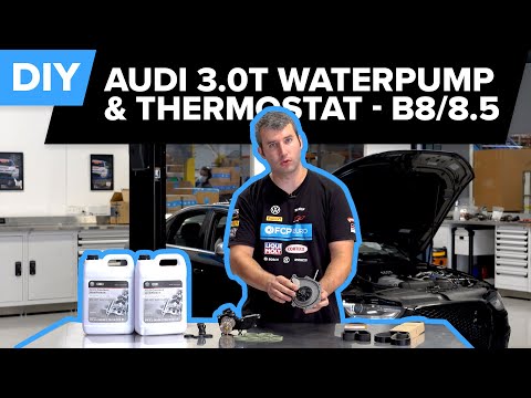 Audi B8/B8.5 S4 - 3.0T - Water pump and Thermostat Replacement DIY(S4, S5, SQ5, and More!)