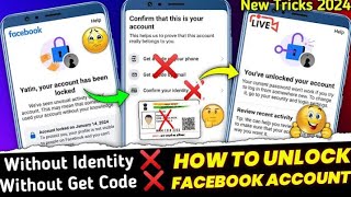 how to unlock Facebook account without  confirm your identity. Facebook account lock how to unlock