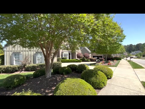 A Walk Through Neighborhoods and Suburbs, North Carolina, USA | Nature Sounds for Sleep and Study