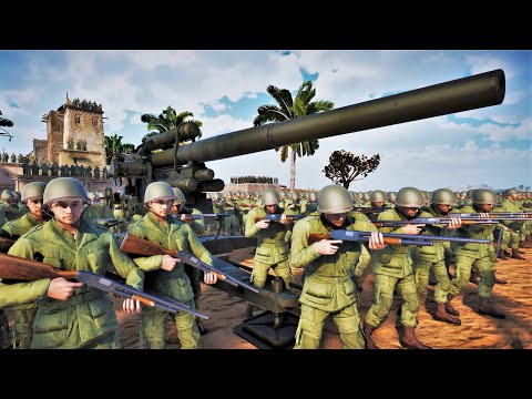 NEW WW2 Nuclear Artillery Vs 4,000,000 Beasts & Zombies - Ultimate Epic Battle Simulator 2