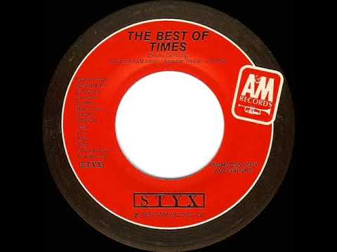 1981 Styx - The Best Of Times (mono radio promo 45)
