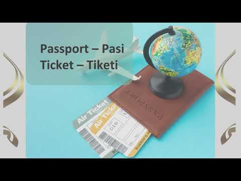 Learn Swahili for Travel ✈️ Essential Airport Vocabulary | Beginner Survival Kit Lesson 1