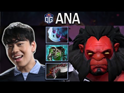 OG.ANA SMURF AXE WITH 28 KILLS - ROAD TO DOTA 2 7.30 GAMEPLAY
