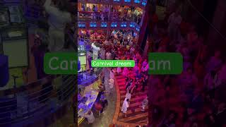 Carnival dream, the Sailaway party the atmosphere was awesome ￼