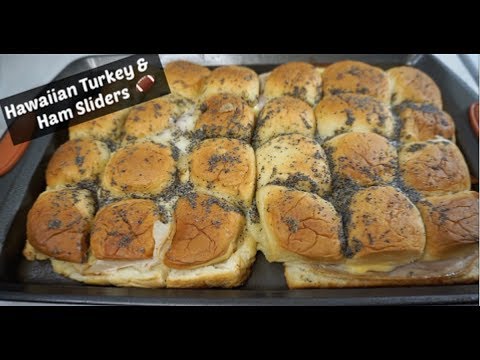 HAWAIIAN ROLL HAM SLIDERS | TAILGATING RECIPE #4 | FOOTBALL PARTY FOOD IDEAS