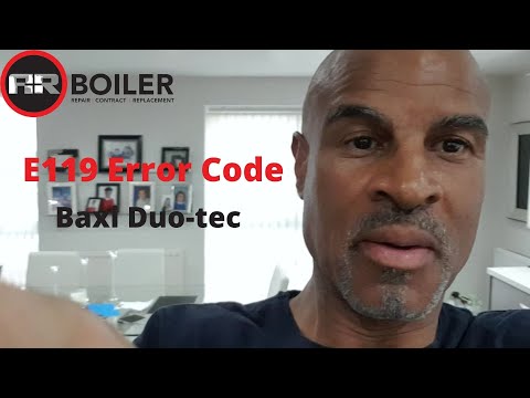 E119 Error Code Baxi Duo-tec