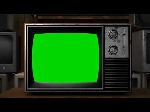 Old TV Green Screen Vfx Animation Video||old tv green screen