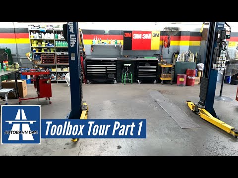 Toolbox Tour Part 1 Autobahn Dan Work Bay Layout
