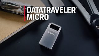 Kingston 128 GB DataTraveler Micro USB 3.2 Metal (DTMC3G2/128GB) - відео 1