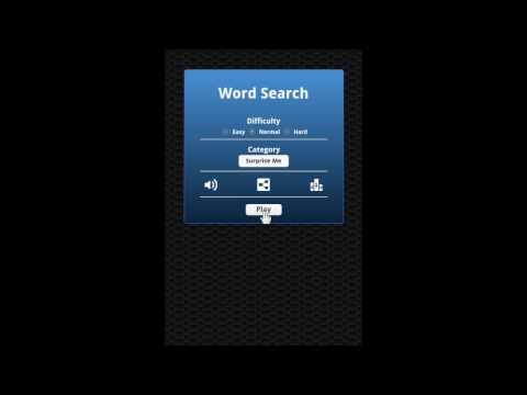 Word Search Video