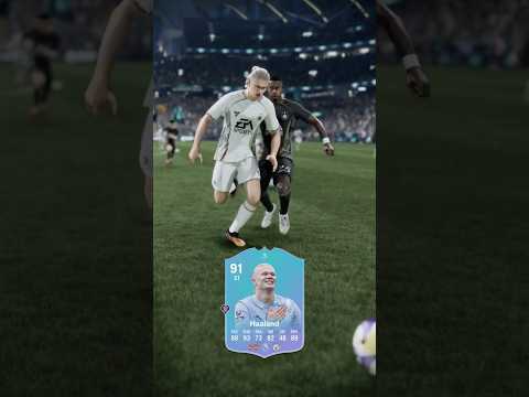 POTM Haaland with Enforcer+ is not fair 😂 #eafc #eafc26 #fc26 #fut #football #shorts