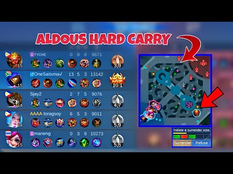EPIC COMEBACK HARD CARRY | CARRYING TOXIC TEAMATES | ALDOUS BEST BUILD 2021