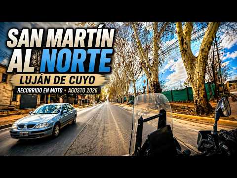 🏍️ AV. SAN MARTÍN HACIA EL NORTE: LUJÁN, DRUMMOND Y CARRODILLA UNIDOS AL GRAN MENDOZA 🏔️🌳🇦🇷 EN MOTO