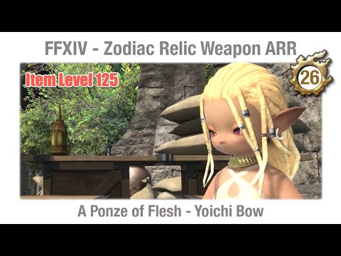 FFXIV A Ponze of Flesh - Yoichi Bow (Item Level 125) - A Realm Reborn