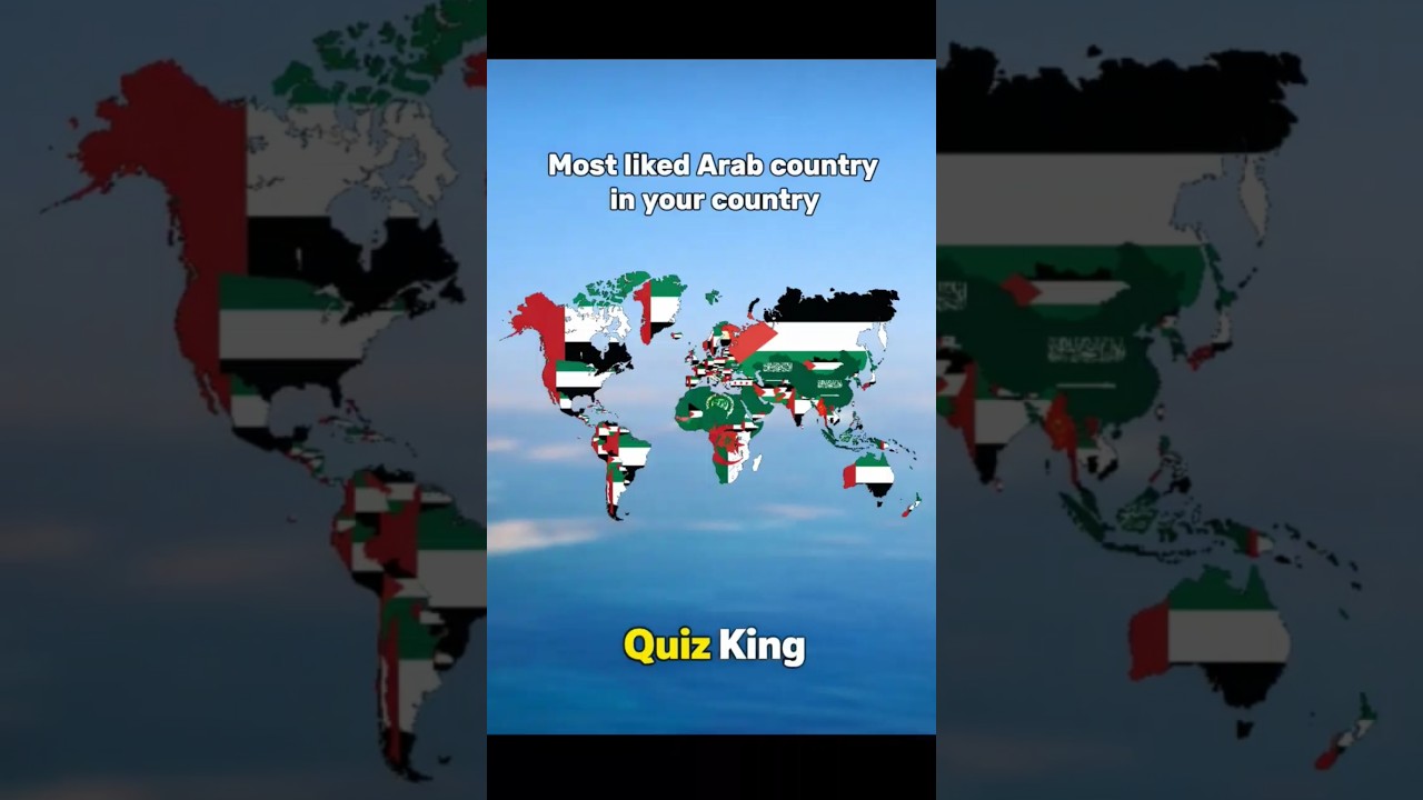 Most liked Arab country in your country #geography #history #world #mapping #map #maps #arab
