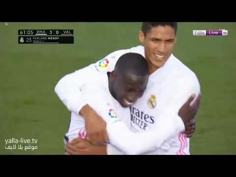 Ferland Mendy anulated goal vs Valencia - Real Madrid vs Valencia | LaLiga 14/02/2021