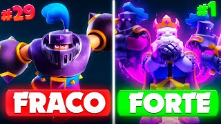 Ranqueando TODAS 38 Evoluções da PIOR para MELHOR - Deck Guide by Allan Franzotti