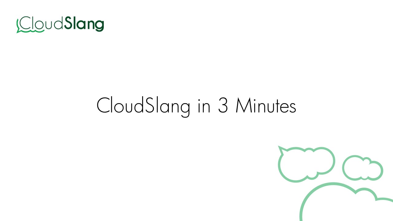 CloudSlang introduction video — click to play