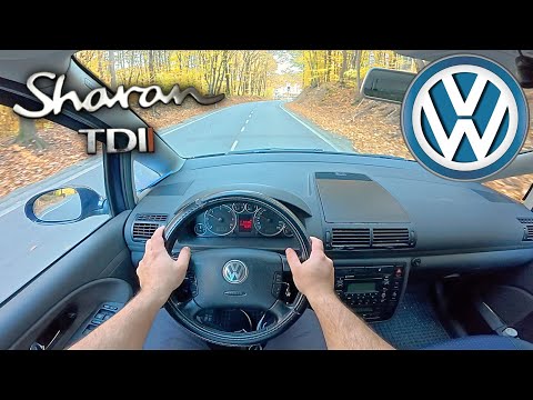 2009 Volkswagen Sharan 2.0 TDI (140HP) Manual - POV Test Drive (4K)