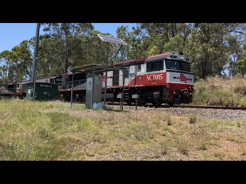 SCT logistics SCT015 and SCT013 and CSR001 leads 4MB9 through Dulbolla towards SCT depot 6/12/25