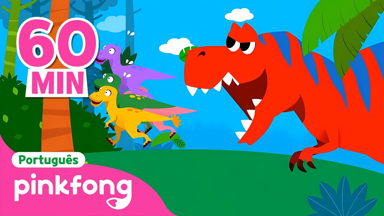 [TV] FOGE! É Dinossauro!🦖 | Veja pelo TV | +Completo | Pinkfong, Bebê Tubarão! Canções para Crianças