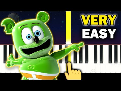 The GUMMY BEAR Song - VERY EASY Piano tutorial