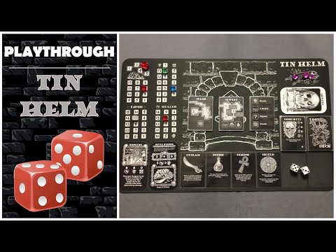Tin Helm: Mint Tin Dungeon Crawler - Tutorial and Playthrough
