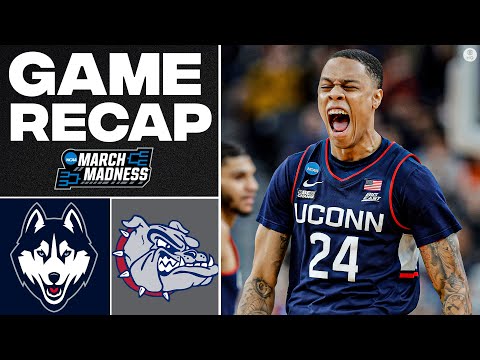 No. 4 UConn ROUTS No. 3 Gonzaga En Route to FINAL FOUR [FULL RECAP] | CBS Sports