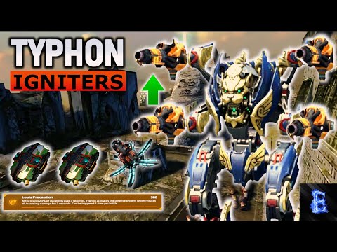 UNSTOPPABLE BUILD! [WR] 🔥NEW Buffed IGNITER WARRIOR TYPHON | War Robots 6.8 Mk2 Gameplay