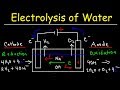 Electrolysis Of Water Electrochemistry