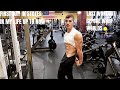 My FIRST TIME In GOLD'S GYM Branch|PUSH&ABS WORKOUT
