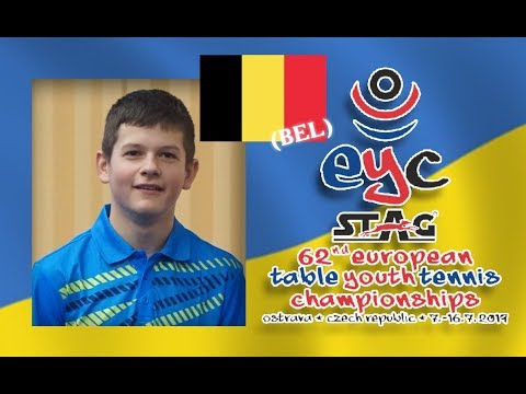 MUL Stepan UKR - LERAT Nolan BEL 2019 European Youth Championships