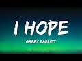 Gabby Barrett I Hope Lyrics