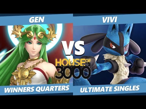 Xeno 203 Winners Quarters - Gen (Palutena) Vs. Vivi (Lucario) Smash Ultimate - SSBU