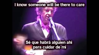 BOB DYLAN - STANDIN´ ON THE DOORWAY - ESPAÑOL/INGLES SUB/LYRICS