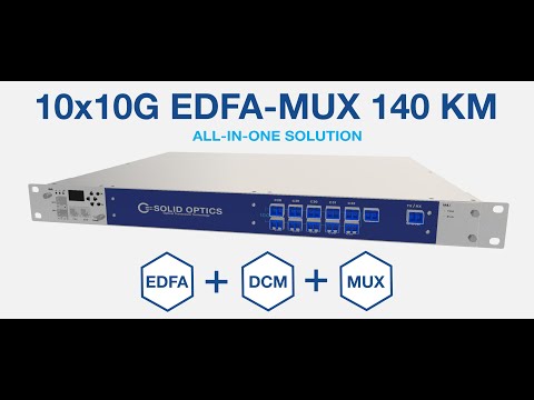 10x10G EDFAMUX 140km