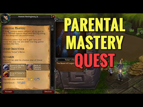 Parental Mastery Quest (WoW MOP)