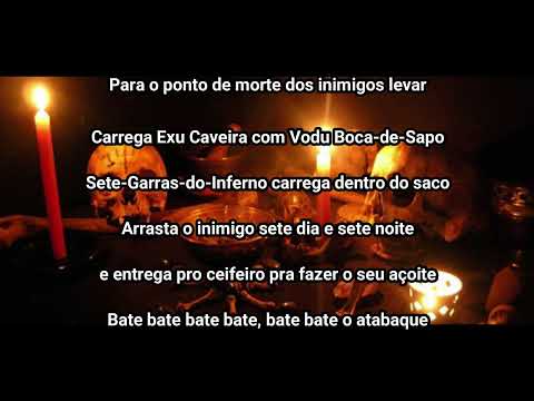 #4 💀 PONTO DE LOUVAÇÃO CON LETRAS   ✅🎵💀 - KIMBANDA