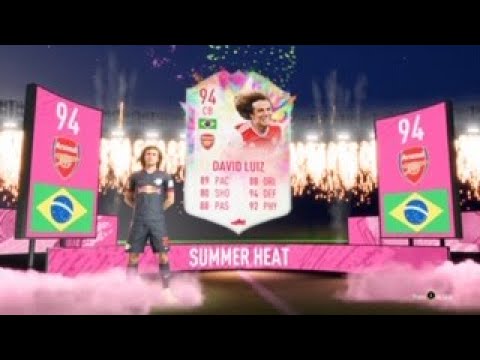 DAVID LUIZ SUMMER HEAT REVIEW ~ 94 DAVID LUIZ ~ FIFA 20 Ultimate Team