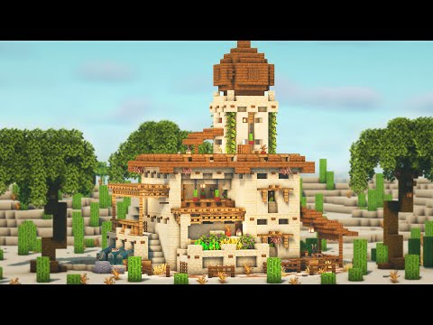 Minecraft: How to Build a Survival Desert House • Tutorial
