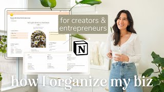 👩🏻💻 How I Organize My Business in Notion | productivity system, team workflow, & Notion AI