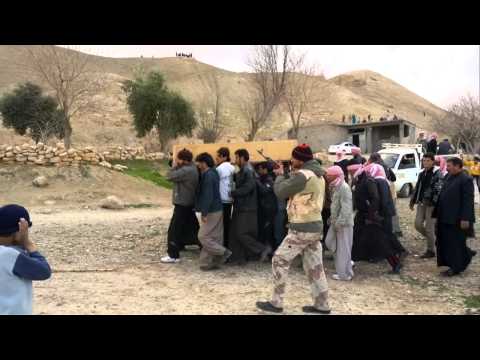 تشييع قاسم حسن العايد أحد عناصر لواء رمضان باشا شلاش