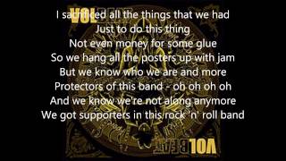 Volbeat Thanks (lyrics)