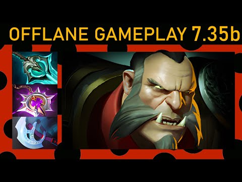 ✨Lycan 86% Kill participation! Offlane Gameplay 7.35b - Dota 2 Top MMR