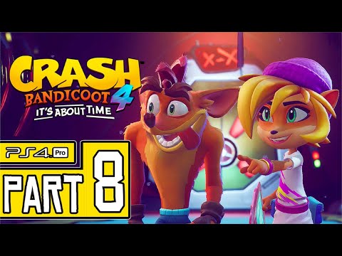 Crash Bandicoot 4: It’s About Time Walkthrough PART 8 (PS4 Pro) No Commentary @ 1440p (60ᶠᵖˢ) ✔