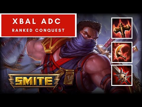 Smite - Ranked conquest Xbalanque ADC Crit build