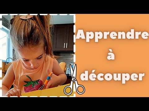 Apprendre à découper avec des ciseaux - La base